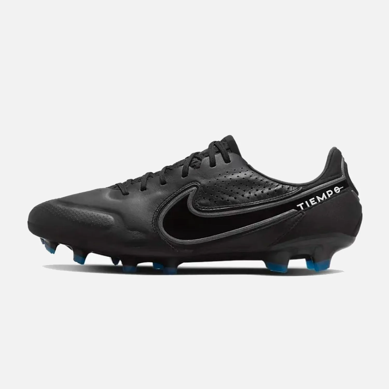 Men's Nike Legend 9 Elite Firm Ground Tiempo - Black Hazard Soccer Cleats