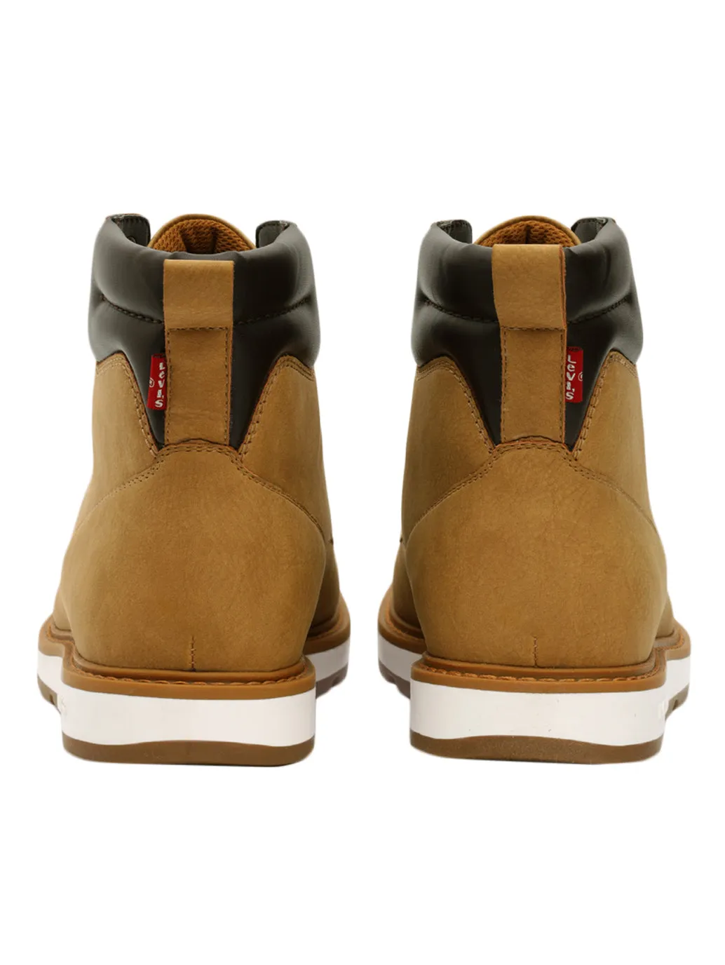 Big Boys Rain Boots Men's Tan Solid Boots