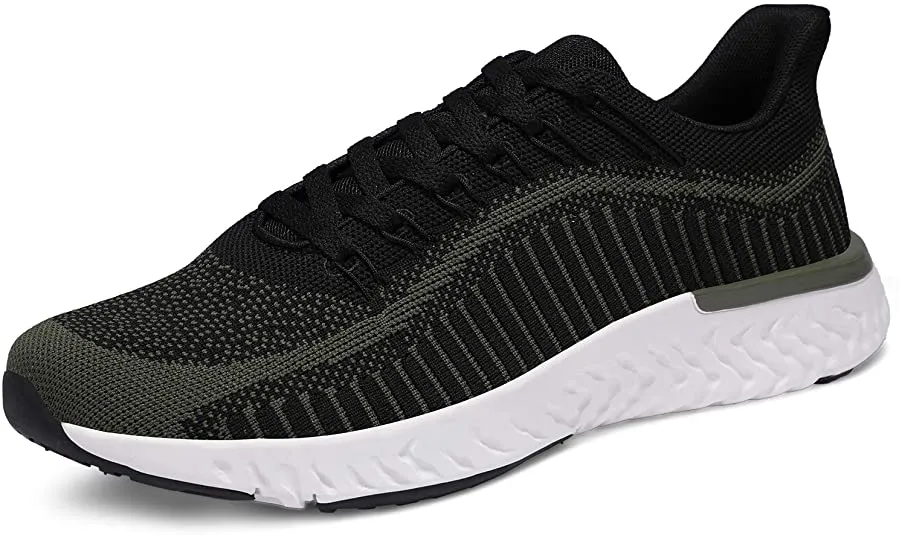 Men's Walking Shoes Non-Slip Fashion Sneakers Working Casual Shoes Mens Waterproof Trail Running Shoes