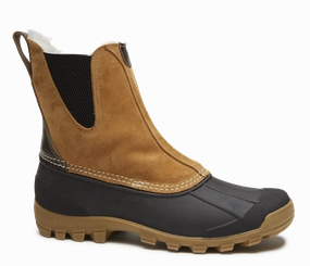 Mens Barn Boot: Toast Suede Stampin Up Flowering Rain Boots