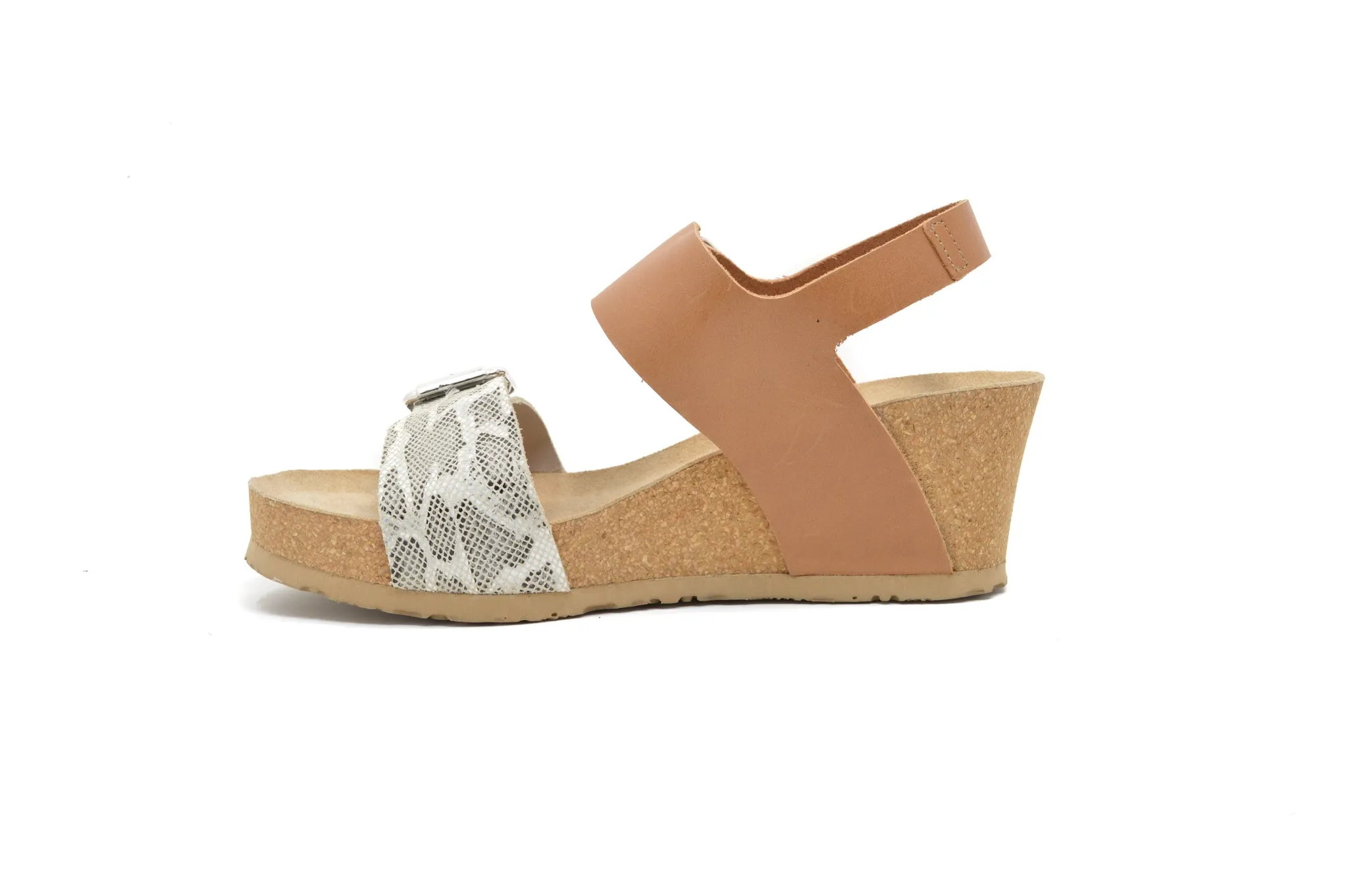 Square Heel Sandals MEPHISTO Lissandra Camel