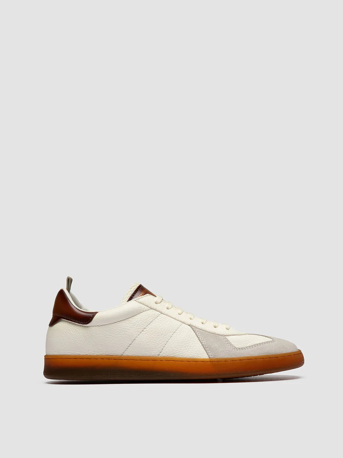MILITIA 001 - White Leather Sneakers Fox 1 Basketball Shoes