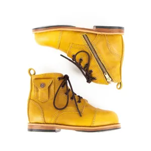Best Light Hiking Boots MK21606 - Heirloom Luxe Boots Mustard