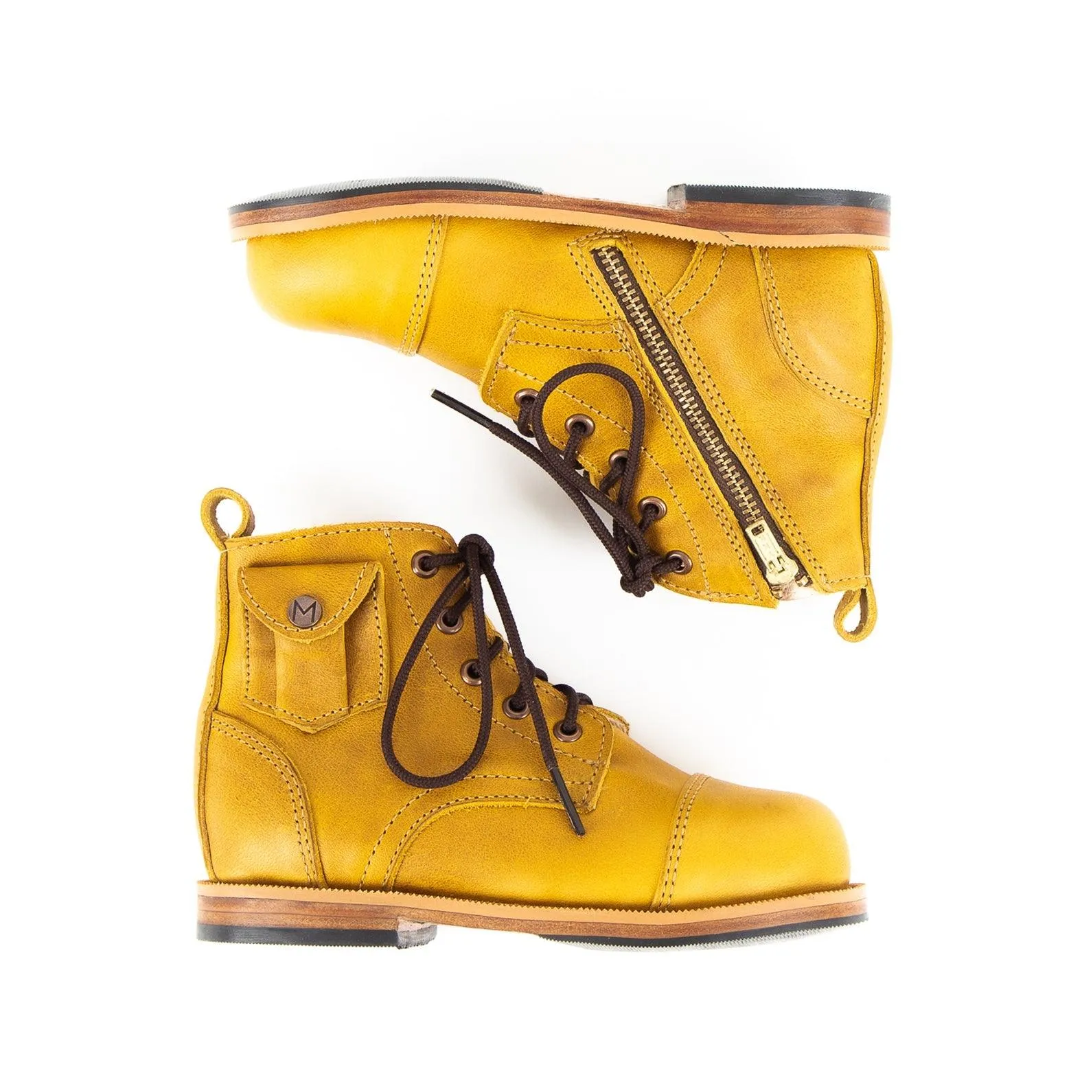 MK21606 - Heirloom Luxe Boots Mustard Good Welding Boots
