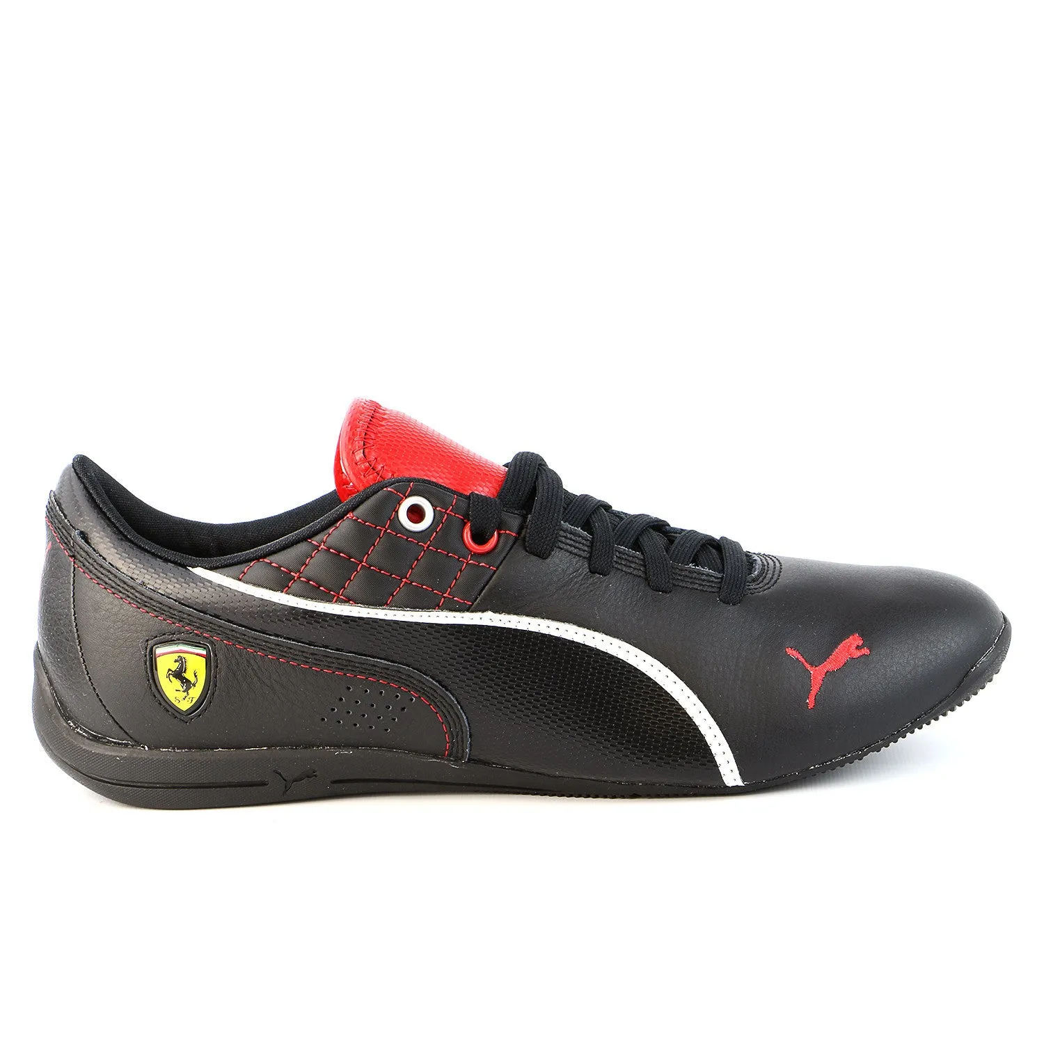 Puma Skyrocket Lite Shoes Puma Drift CAT 6 SF Flash Fashion Sneaker Motorsport Shoe - Black/Rosso Corsa - Mens