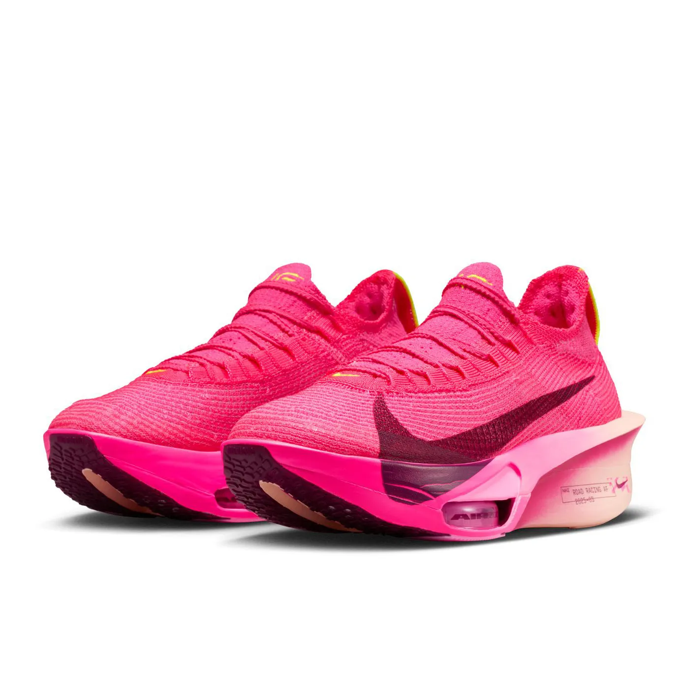 Nike Shoes Rubber Women's Alphafly 3 Running Shoes Hyper Pink / Crimson Tint / Bordeaux
