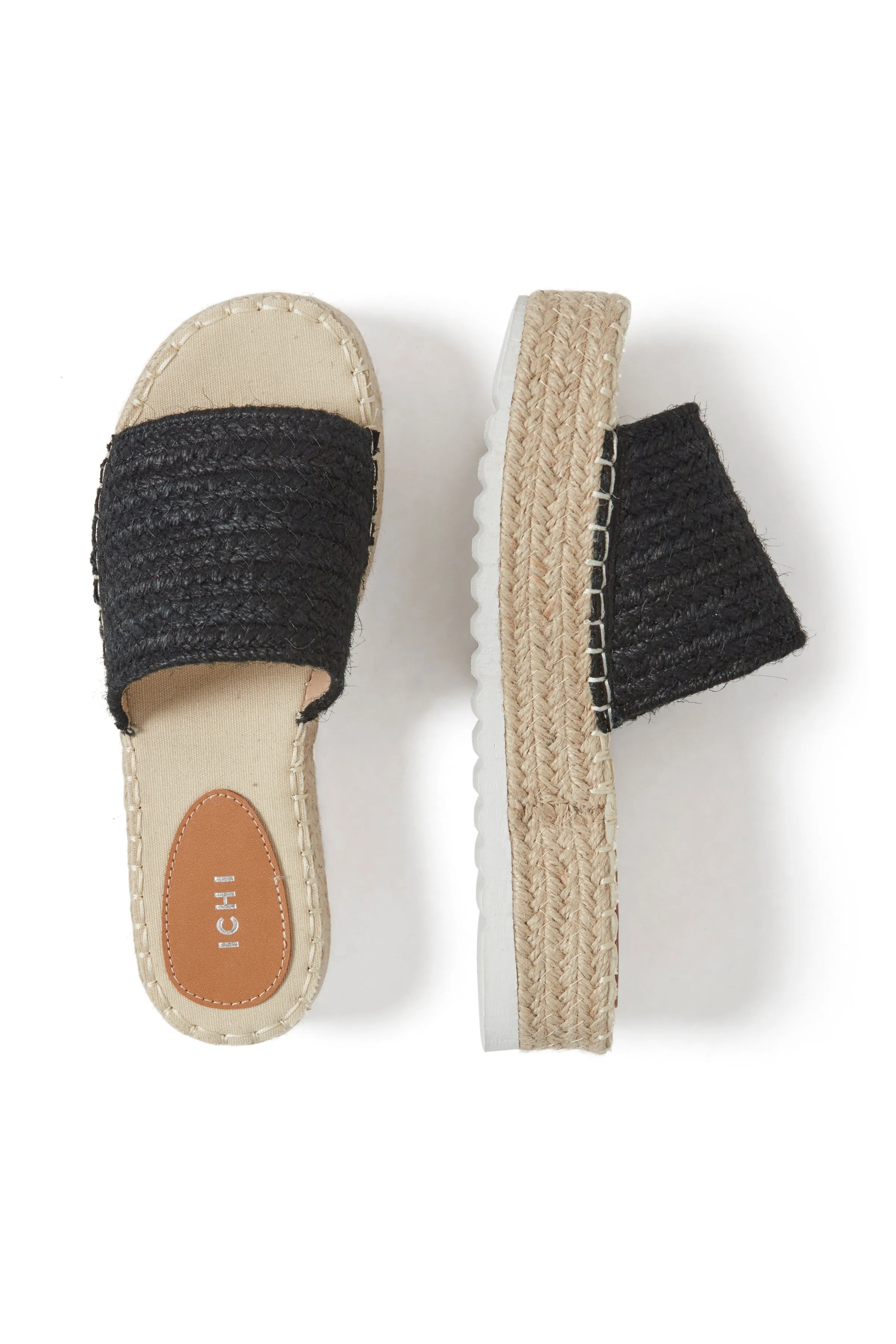 Crocs Slide Monica Platform Sliders (Black)