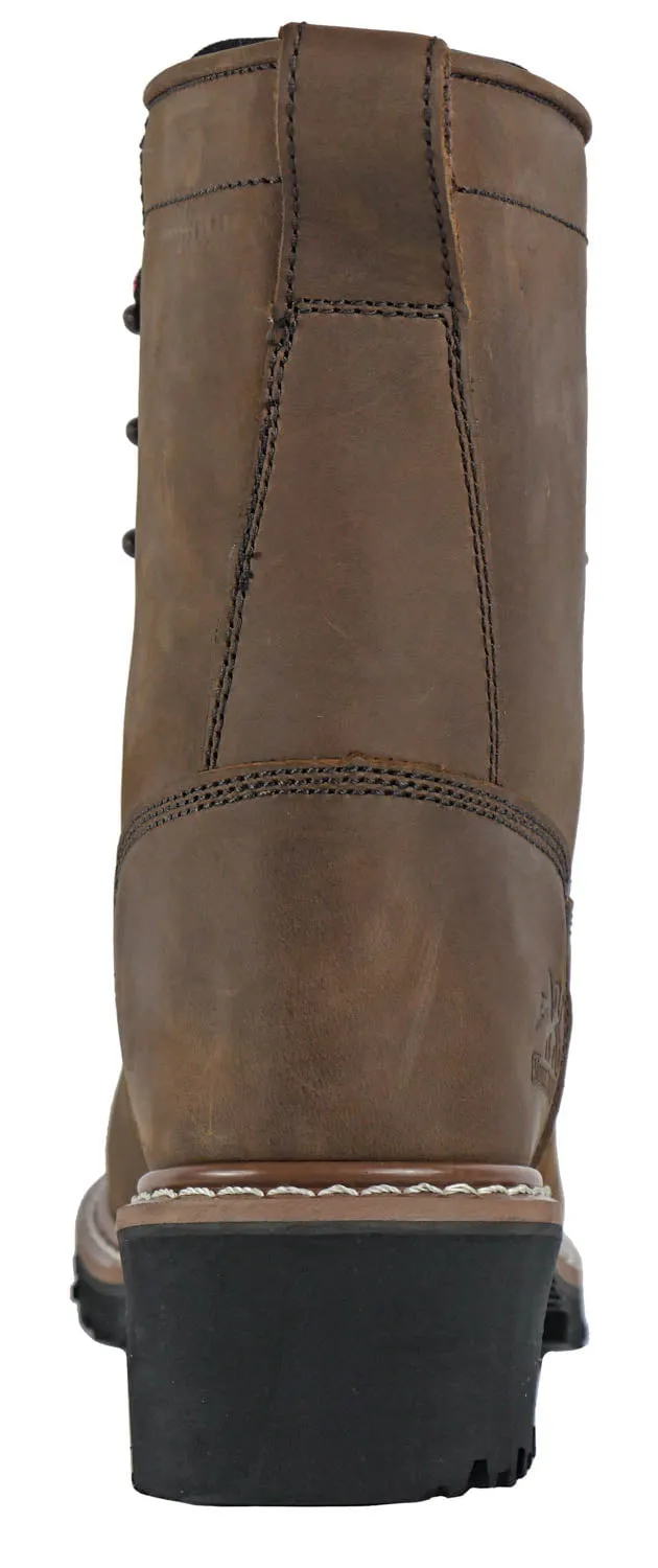 Moxie Trades Womens Mareen 8in Kiltie CT PR WP Brown Leather Work Boots 6 D Toddler Boy Boots