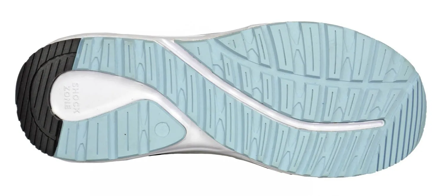 Moxie Trades Womens Trisha Composite Toe Blue Suede Work Boots Wide Leg Boots