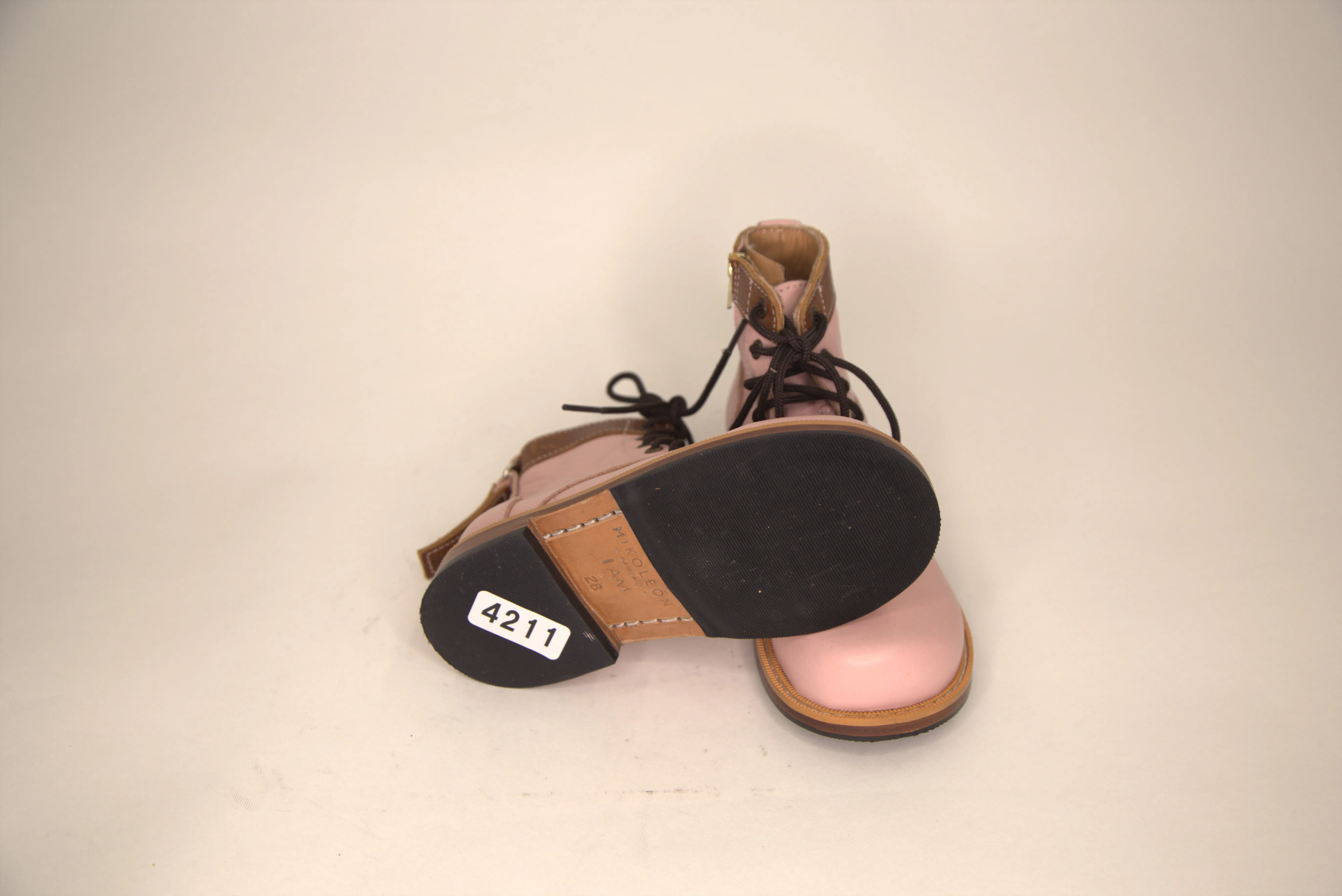 Red Kitten Heel Boots MS4211 - Oliver Classic Boots Blush SAMPLE