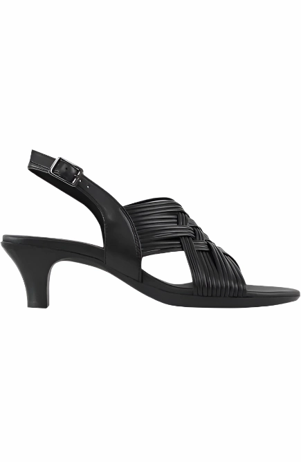 Studded Platform Sandals Munro Women's Marianna Slingback Sandal - Black Leather