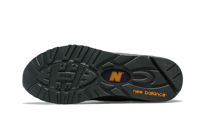 New Balance Mens All Black New Balance 990 V2 Made In Usa Brown Purple