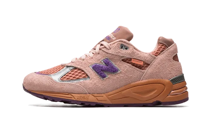 Brown Womens New Balance New Balance 990 V2 Salehe Bembury Sand Be The Time