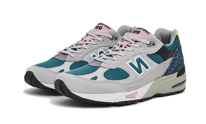 New Balance 991 Made In UK Grey Teal Green New Balance 2002r