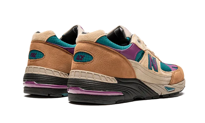 New Balance 991 Made In UK Palace Brown Teal New Balance Womens For Flat Feet