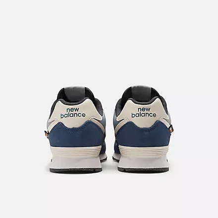 New Balance Kid's 574 Navy/Grey Shoes Best Men New Balance Shoes
