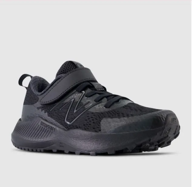 New Balance Kids Dynasoft Nitrel V5 Hook N'loop Trail Black Shoes Dicks New Balance Shoes