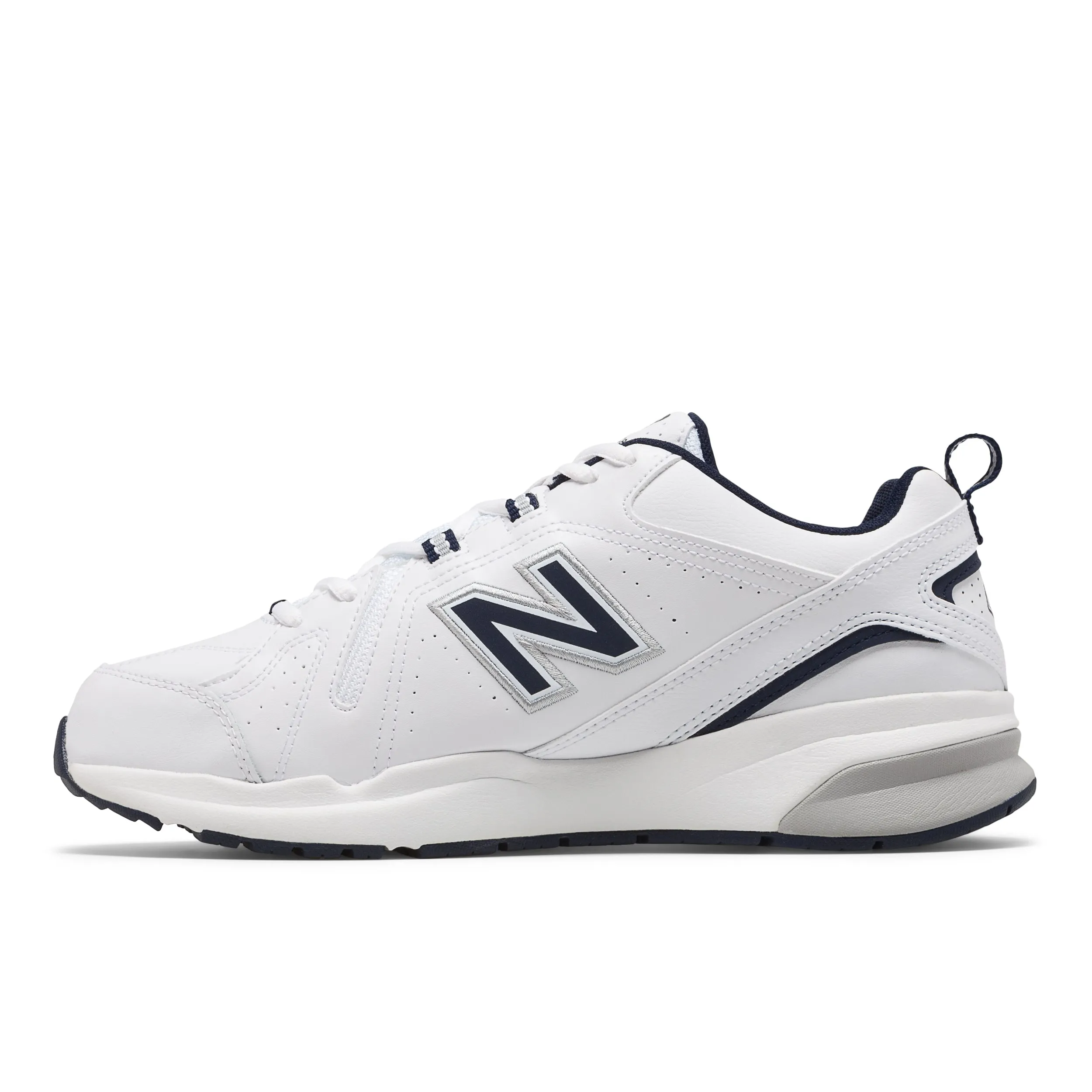 'New Balance' Men's Trainer - White / Navy Romeos Boots