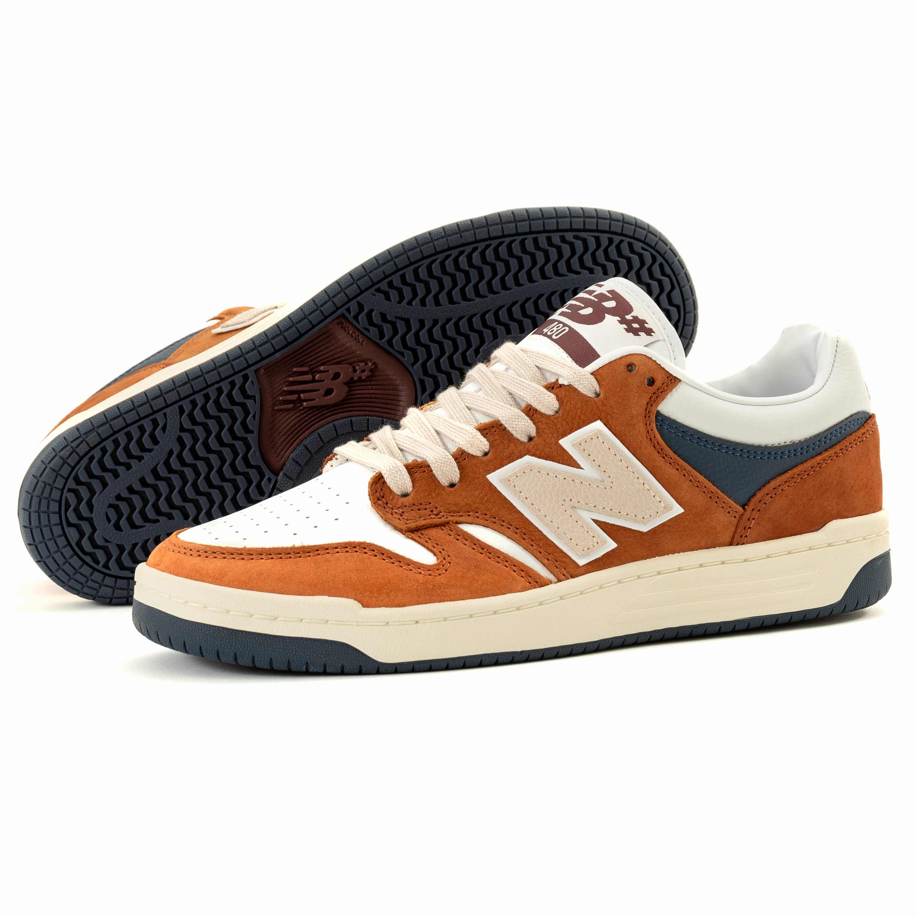 Comfy Skate Shoes New Balance - 480 DOR (Brown/White)*SALE