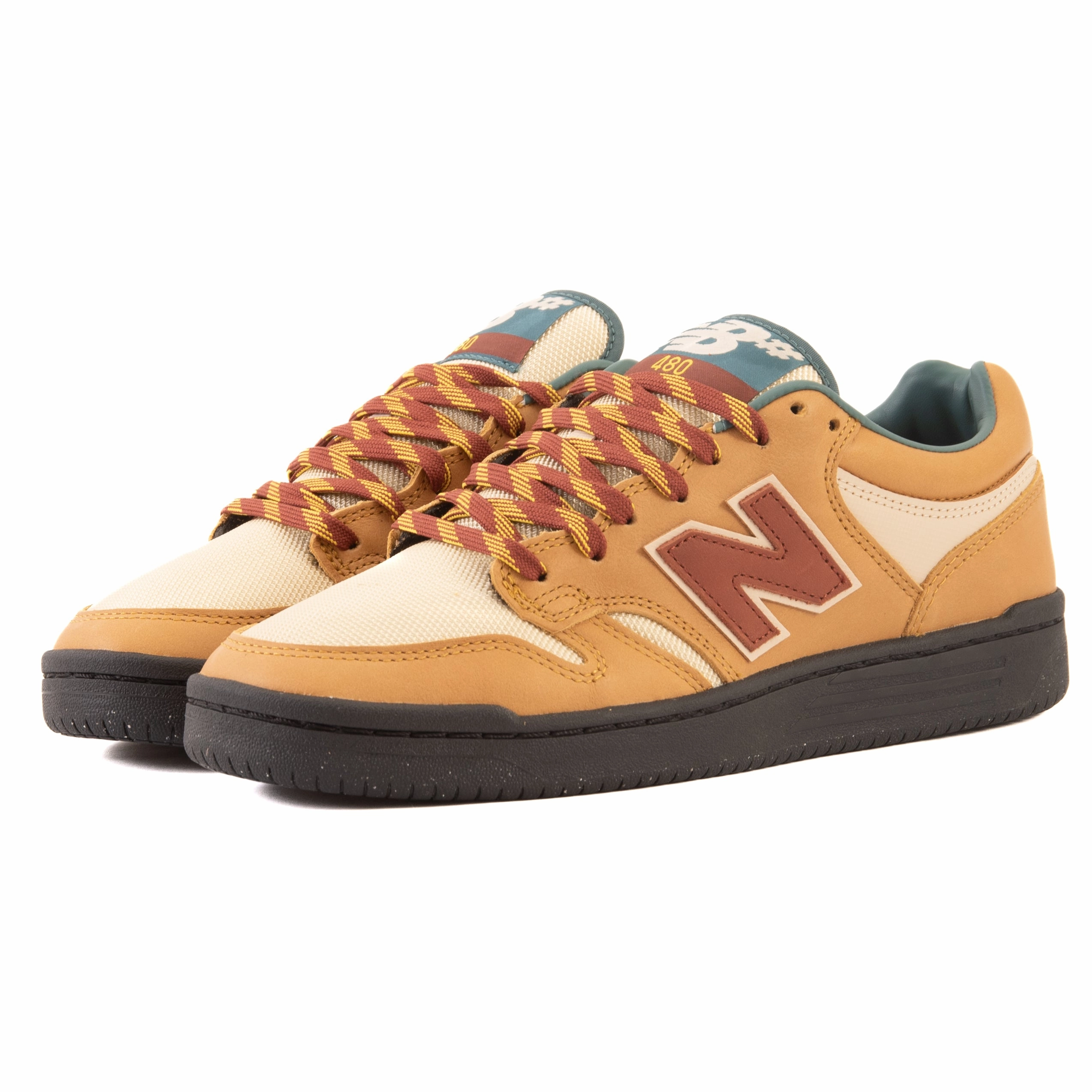 Tyshawn Jones Skate New Balance - 480 TRA (Brown/Red) *SALE