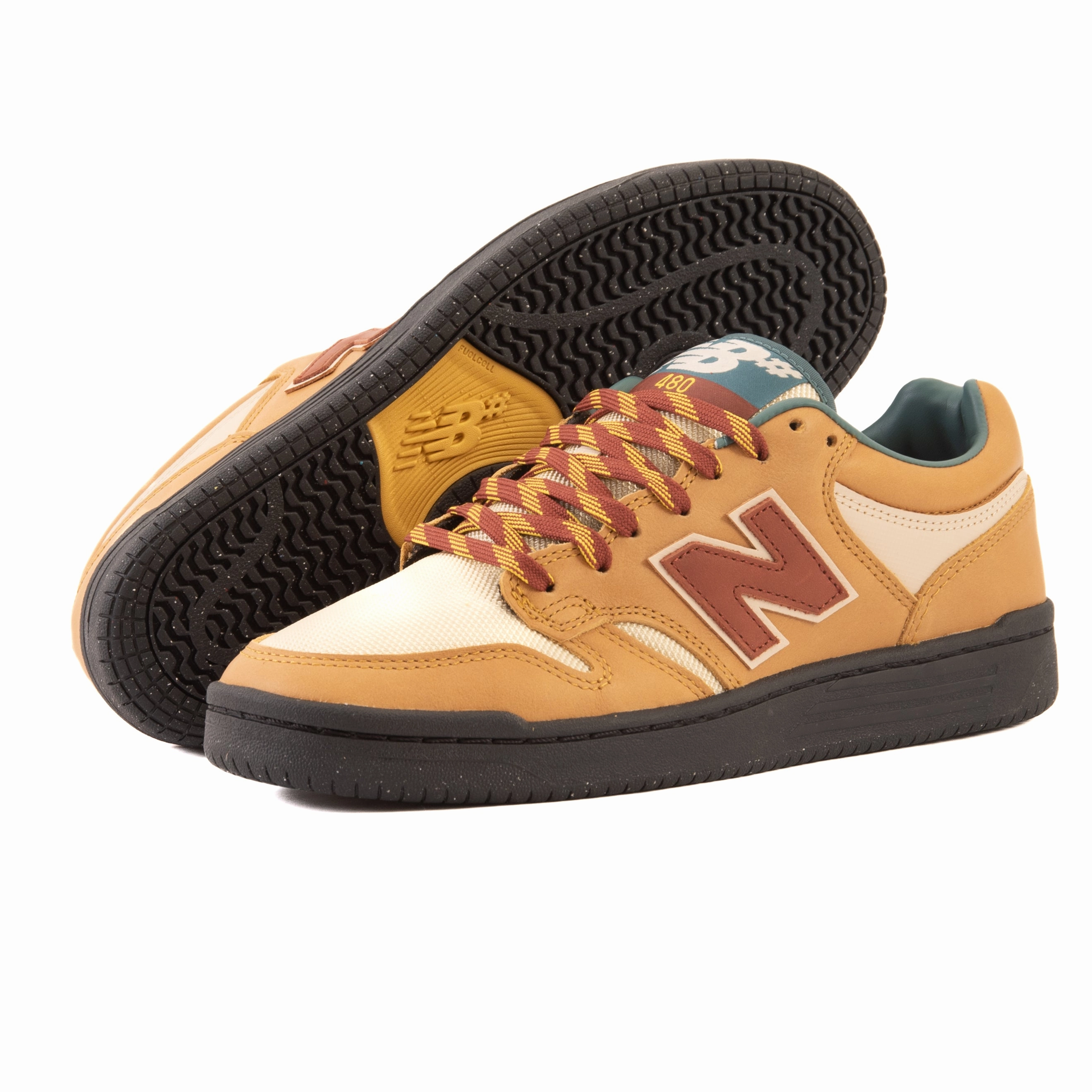 Old Osiris Skate New Balance - 480 TRA (Brown/Red) *SALE