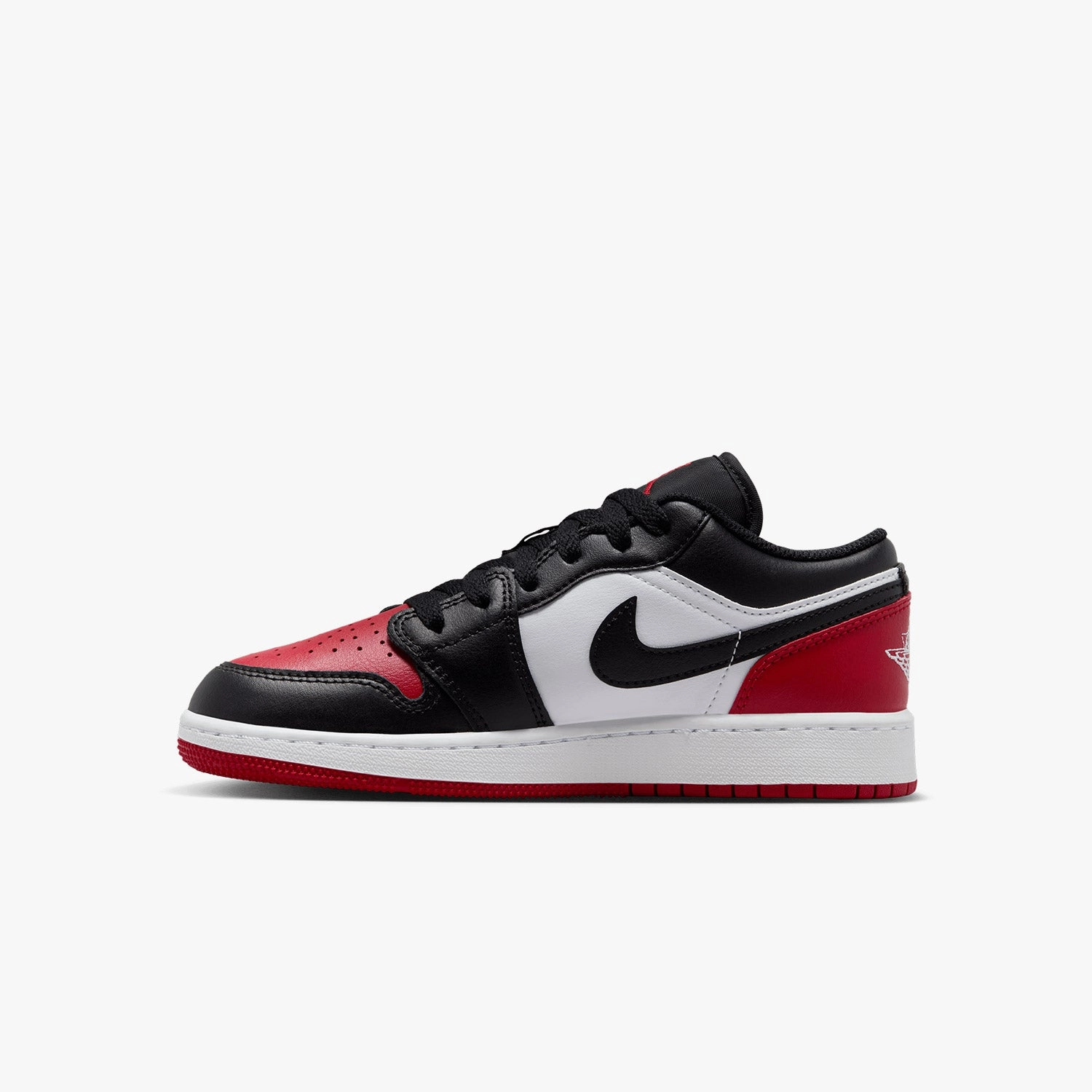 Kid's Air Jordan 1 Low "Bred Toe 2.0" Grade School Nike Air Force Infant Shoes