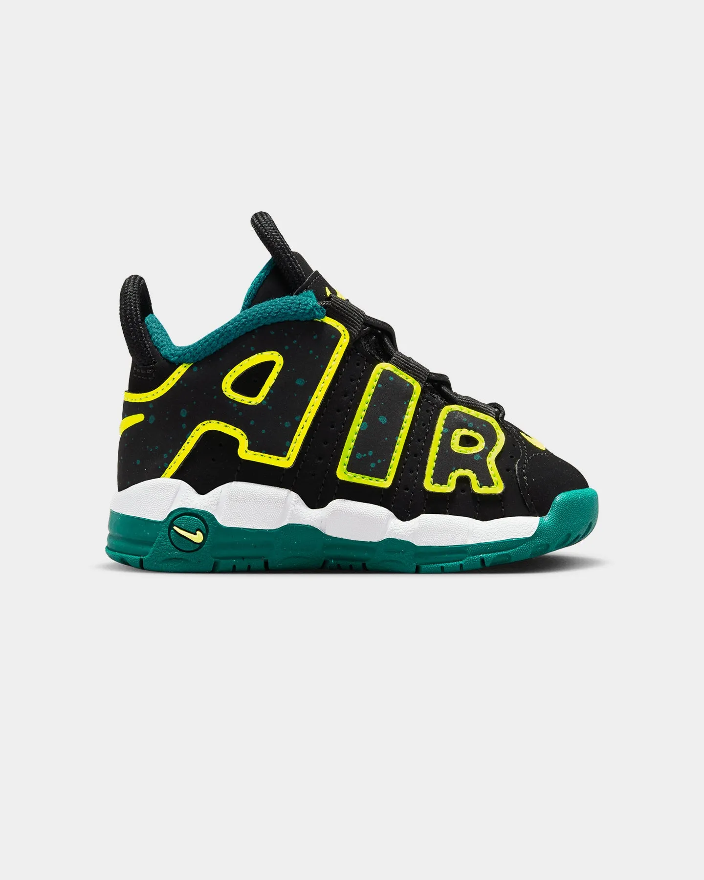 Swift Run 1.0 Casual Running Shoes Nike Infants' Air More Uptempo (TD) Black/Volt/Geode Teal