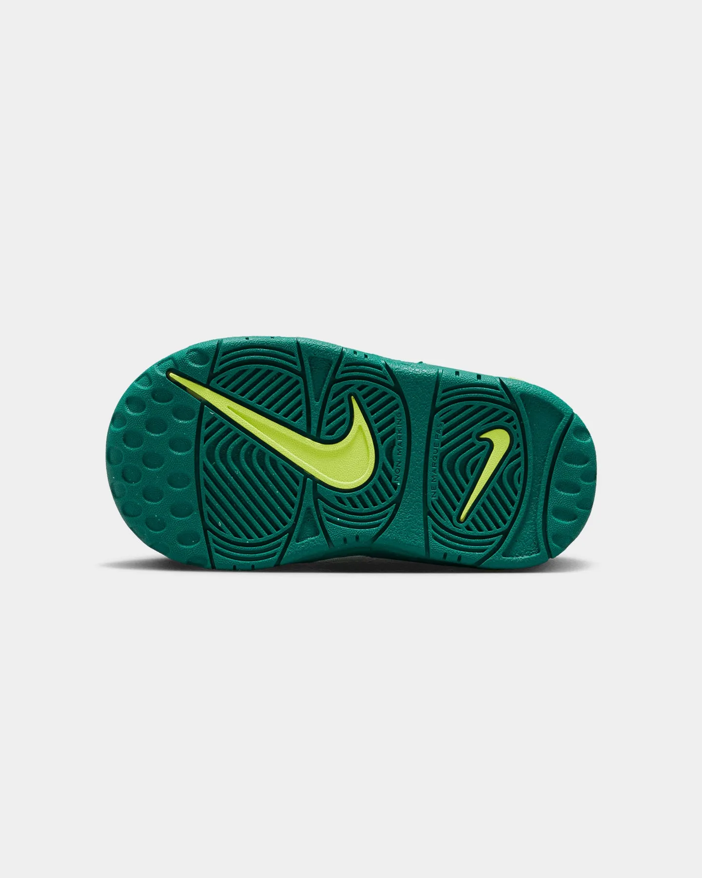 Jordan Retro High Element Gore-tex Casual Shoes Nike Infants' Air More Uptempo (TD) Black/Volt/Geode Teal