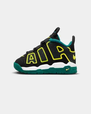 Casual Mk Shoes Nike Infants' Air More Uptempo (TD) Black/Volt/Geode Teal