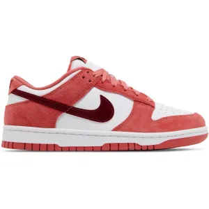 Nike Cortez Golf Shoes Nike Women's Dunk Low Valentines Shoes - White / Team Red / Adobe / Dragon Red
