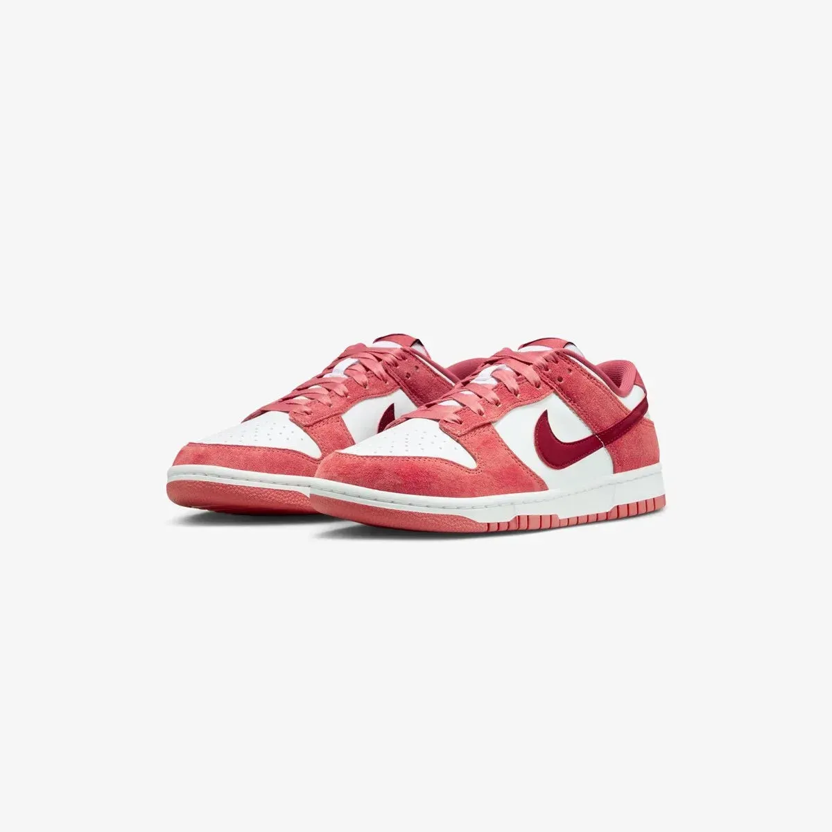 Presto Nike Shoes Nike Women's Dunk Low Valentines Shoes - White / Team Red / Adobe / Dragon Red