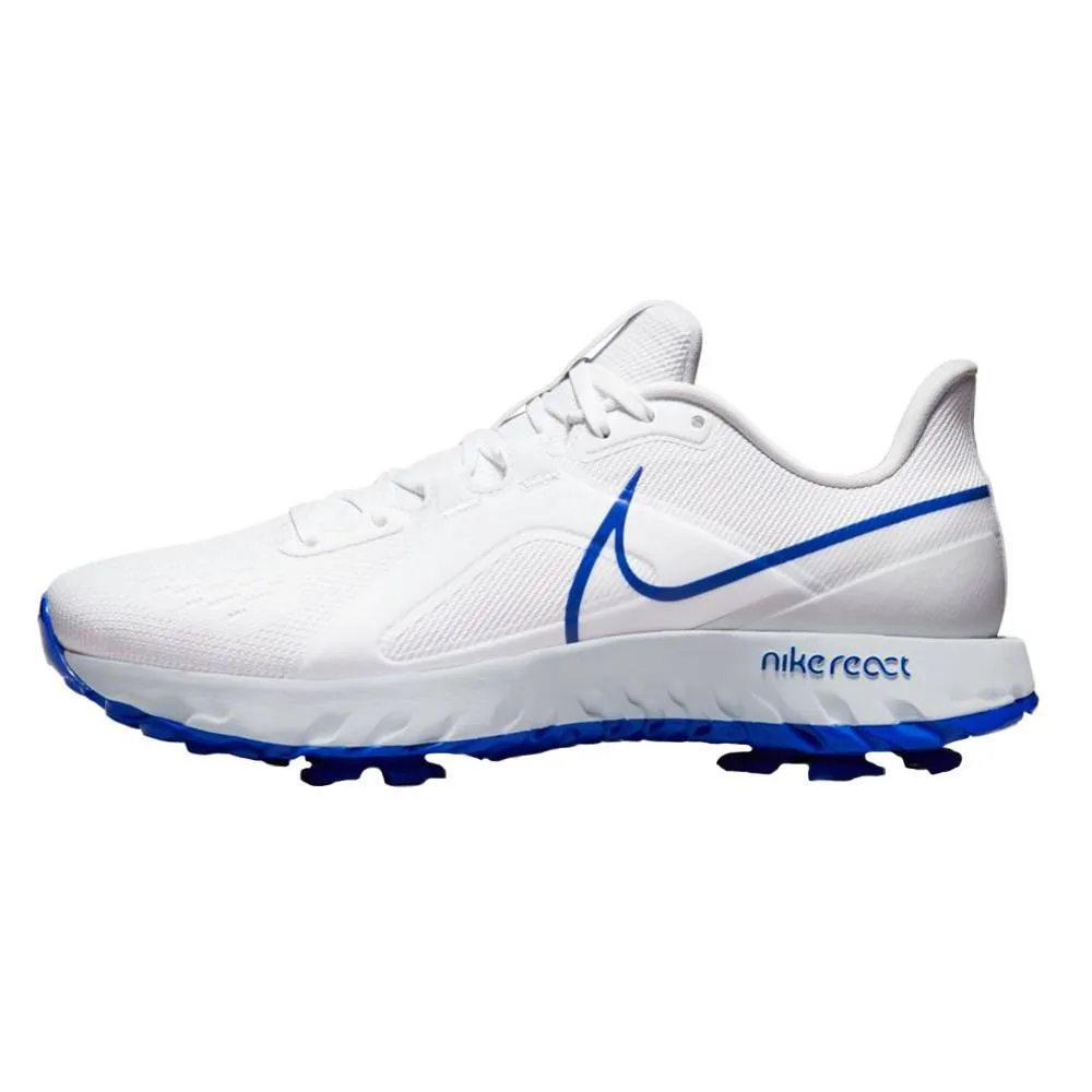 Golf Shoe Brands Golf Nike React Infinity Pro Golf Shoes White/Racer Blue/Pure Platinum - FW20 Men