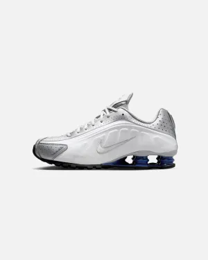 Nike Suede Shoes Nike Shox R4 White/White-Metallic