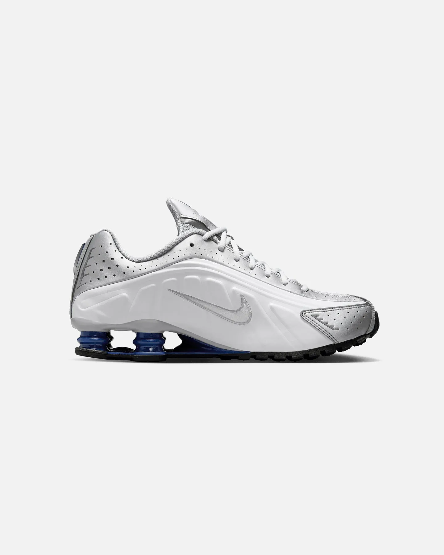 All Nike Shoes Nike Shox R4 White/White-Metallic