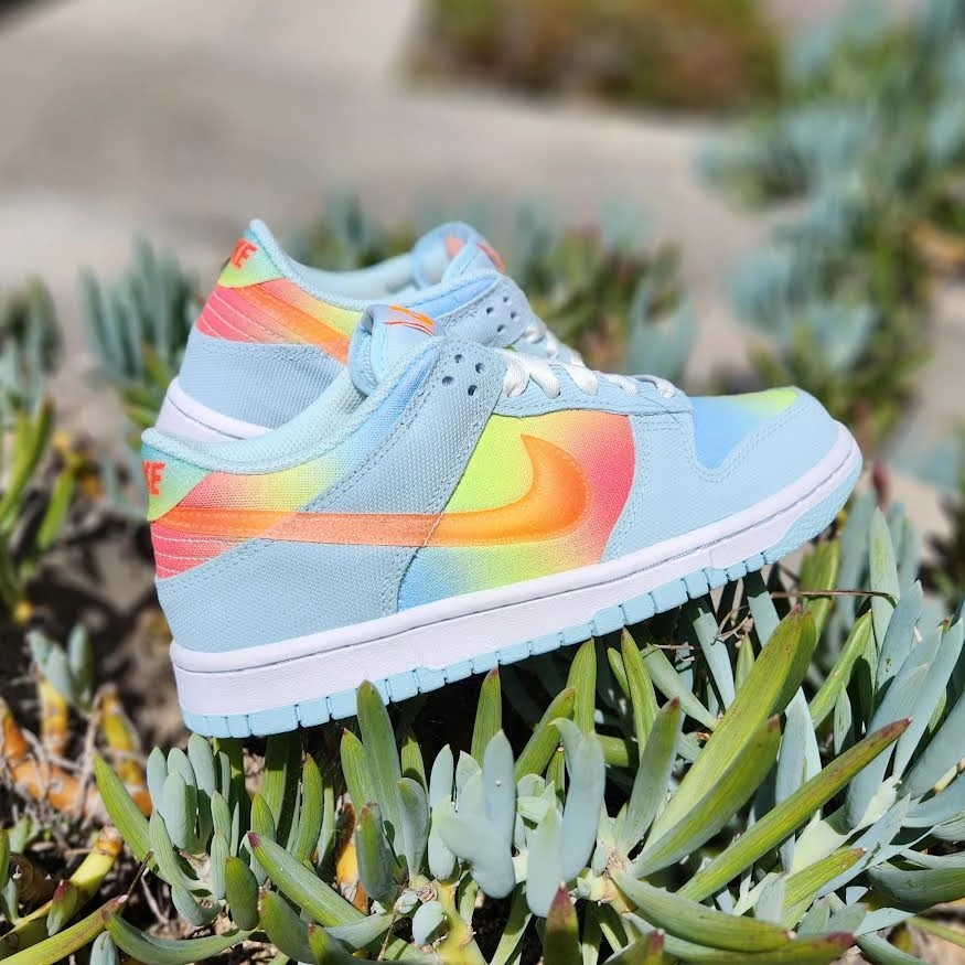 Nike Dunk Low GS 'RAINBOW' Nike Shoe Laces Replacement