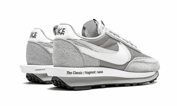 Personalized Nike Tennis Shoes Nike LD Waffle Sacai Fragment Wolf Grey