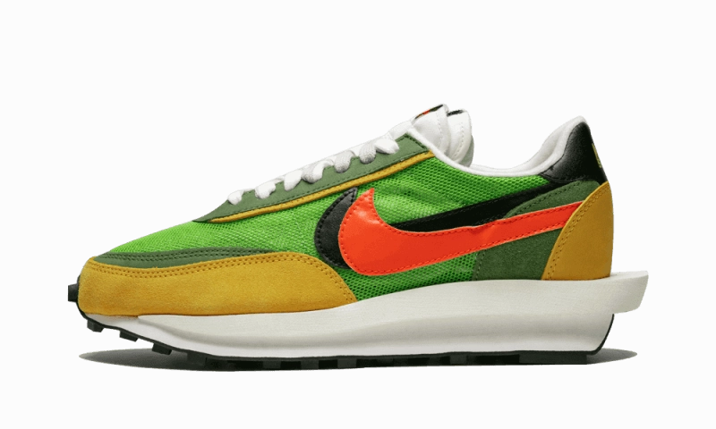 Nike Decade Shoes Nike LD Waffle Sacai Green Multi