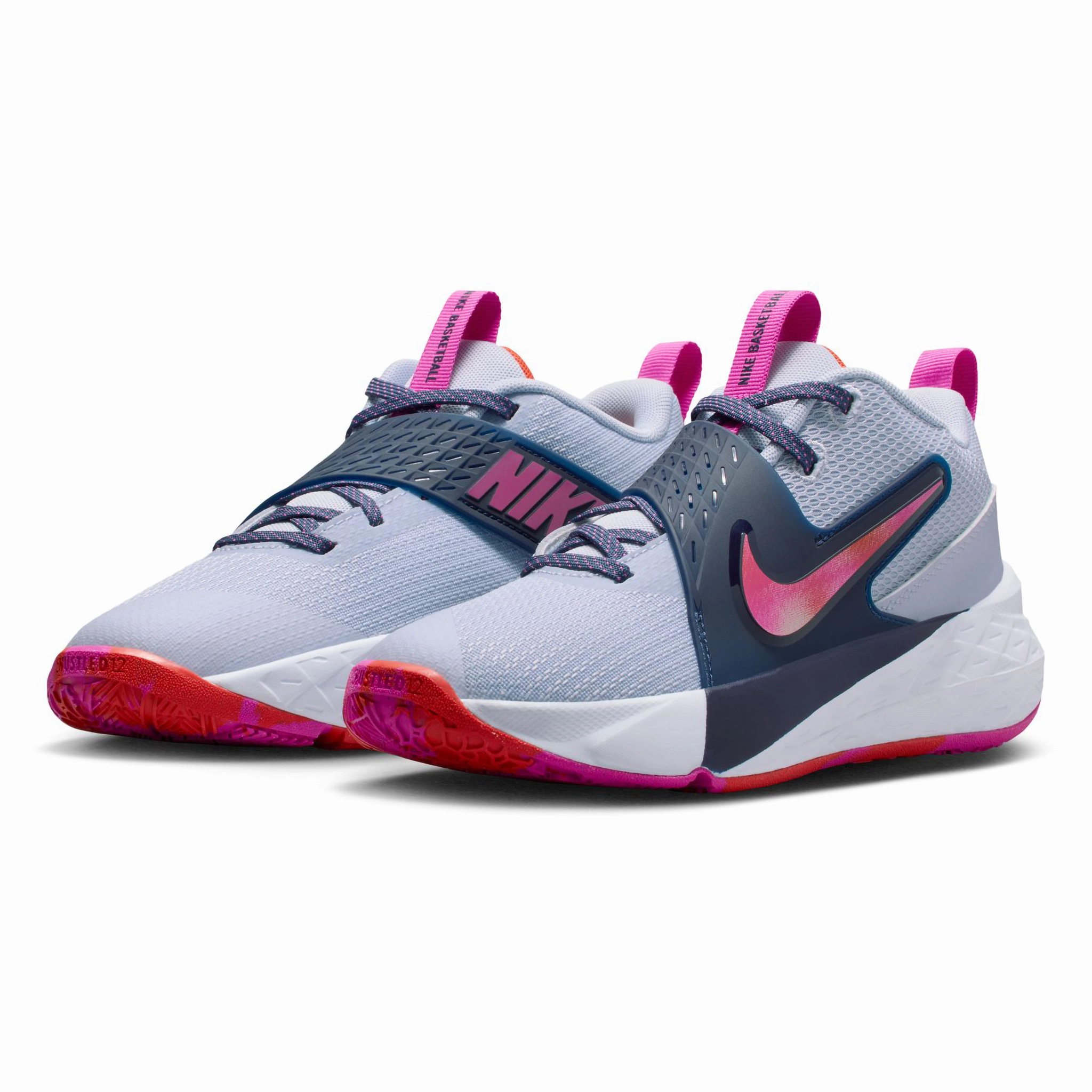 Nike Team Hustle D 12 GS Kids Basketball Shoes Where Can I Get Basketball Shoes Near Me