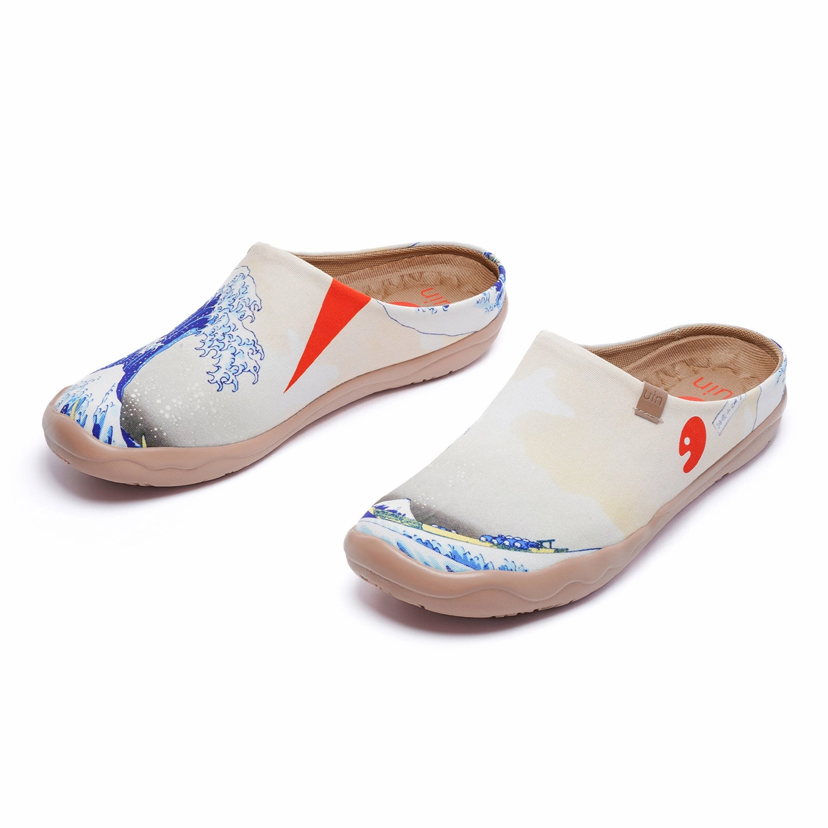 Shoes With Casual Dress Great Wave off Kanagawa Malaga Women
