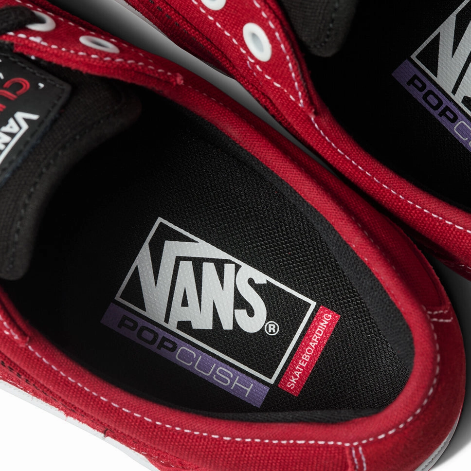 Vans Skate Curren Caples Red Shoes Velcro Skate