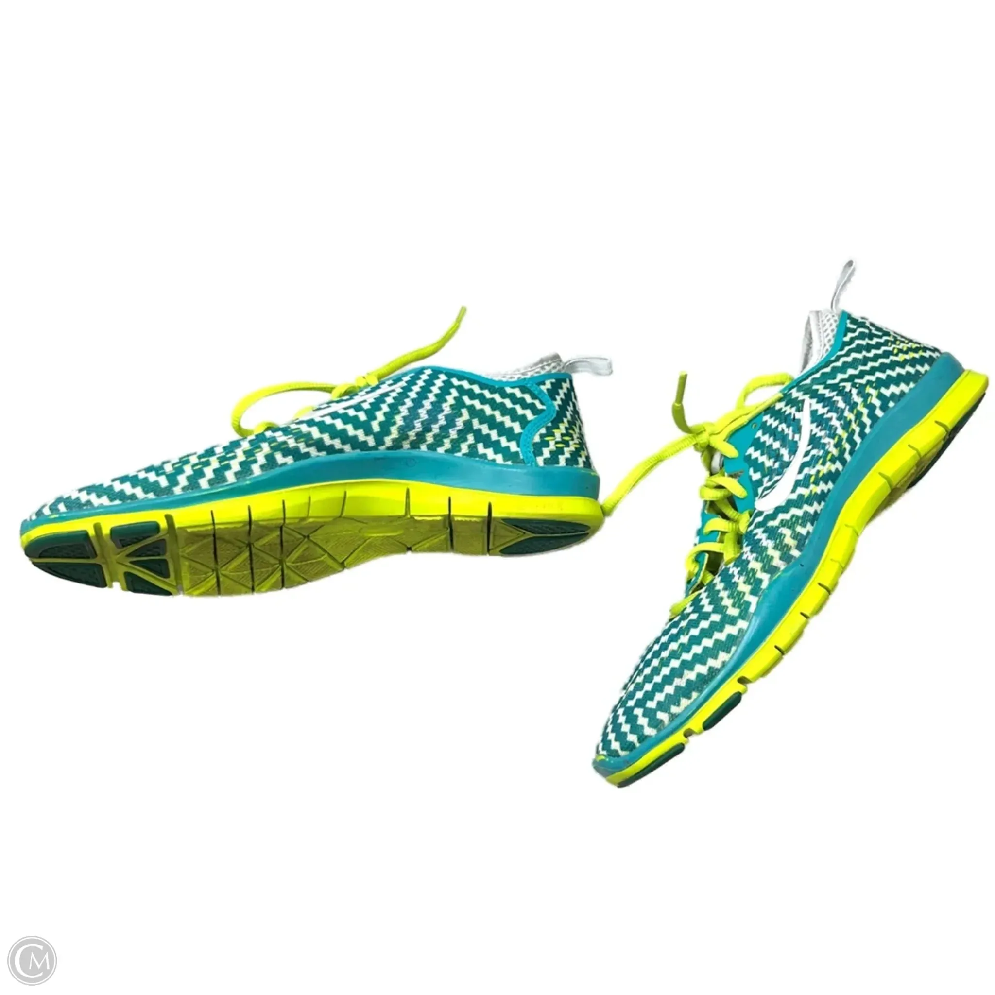 Shoes Athletic By Nike In Green & Yellow, Size: 9.5 The Glove Nike Shoes