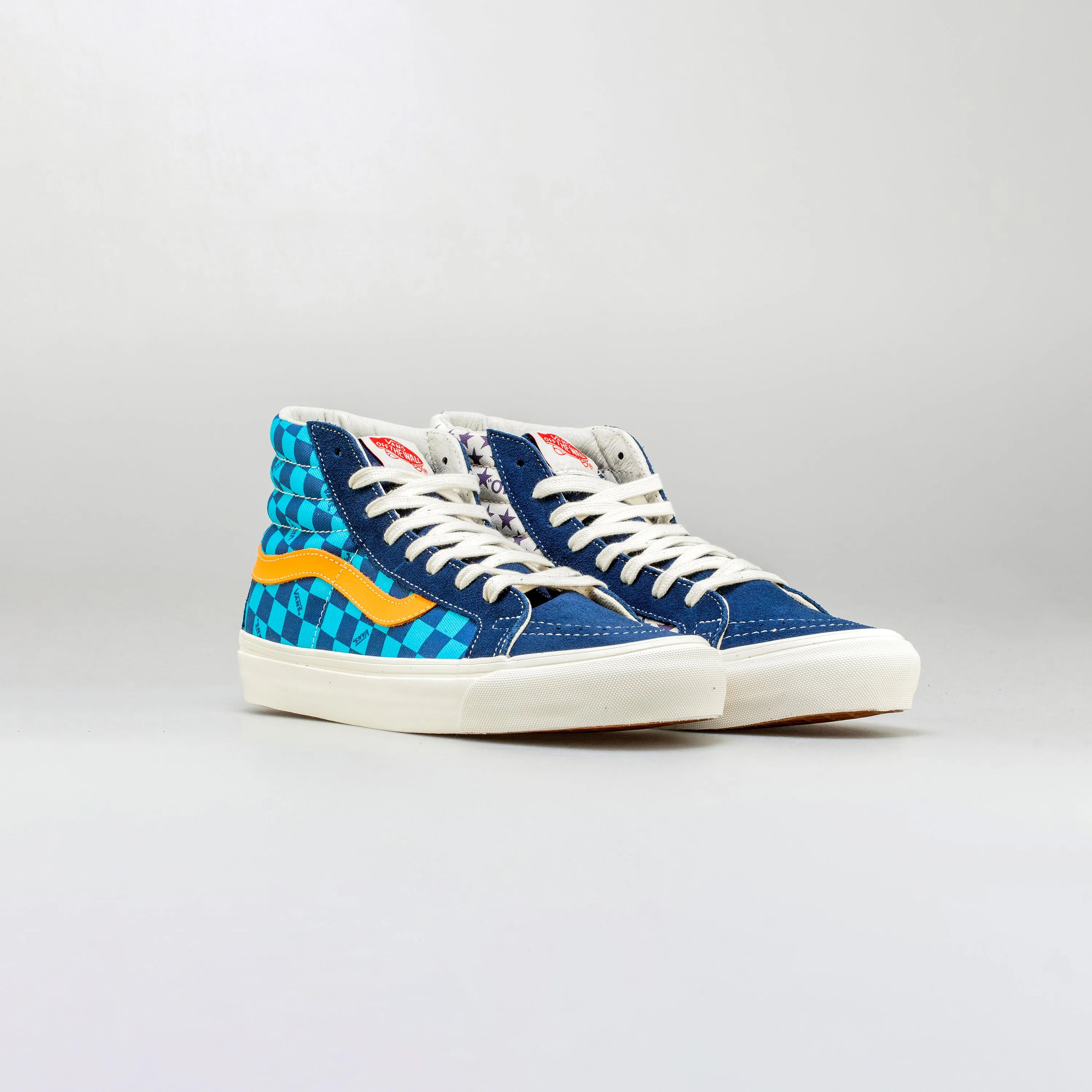 OG SK8-Hi LX Mens Skateboarding Shoe - Blue/Bone Canvas Sneakers Casual Shoes