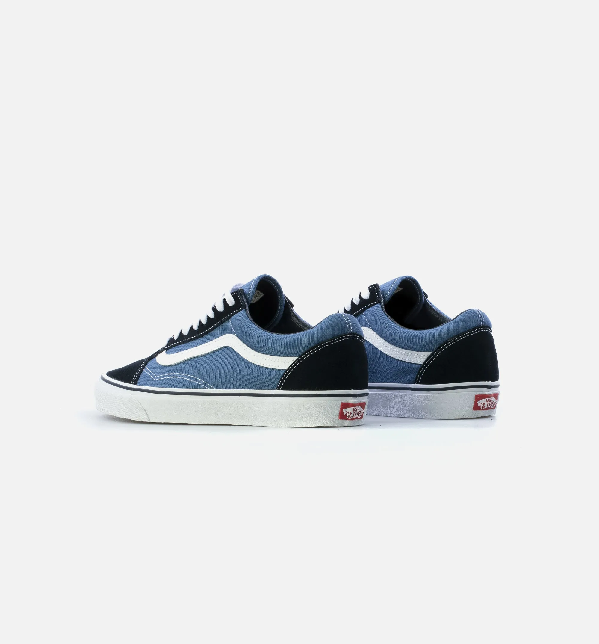 Old Skool Mens Lifestyle Shoe - Black/Blue/White Lightest Skate Shoes