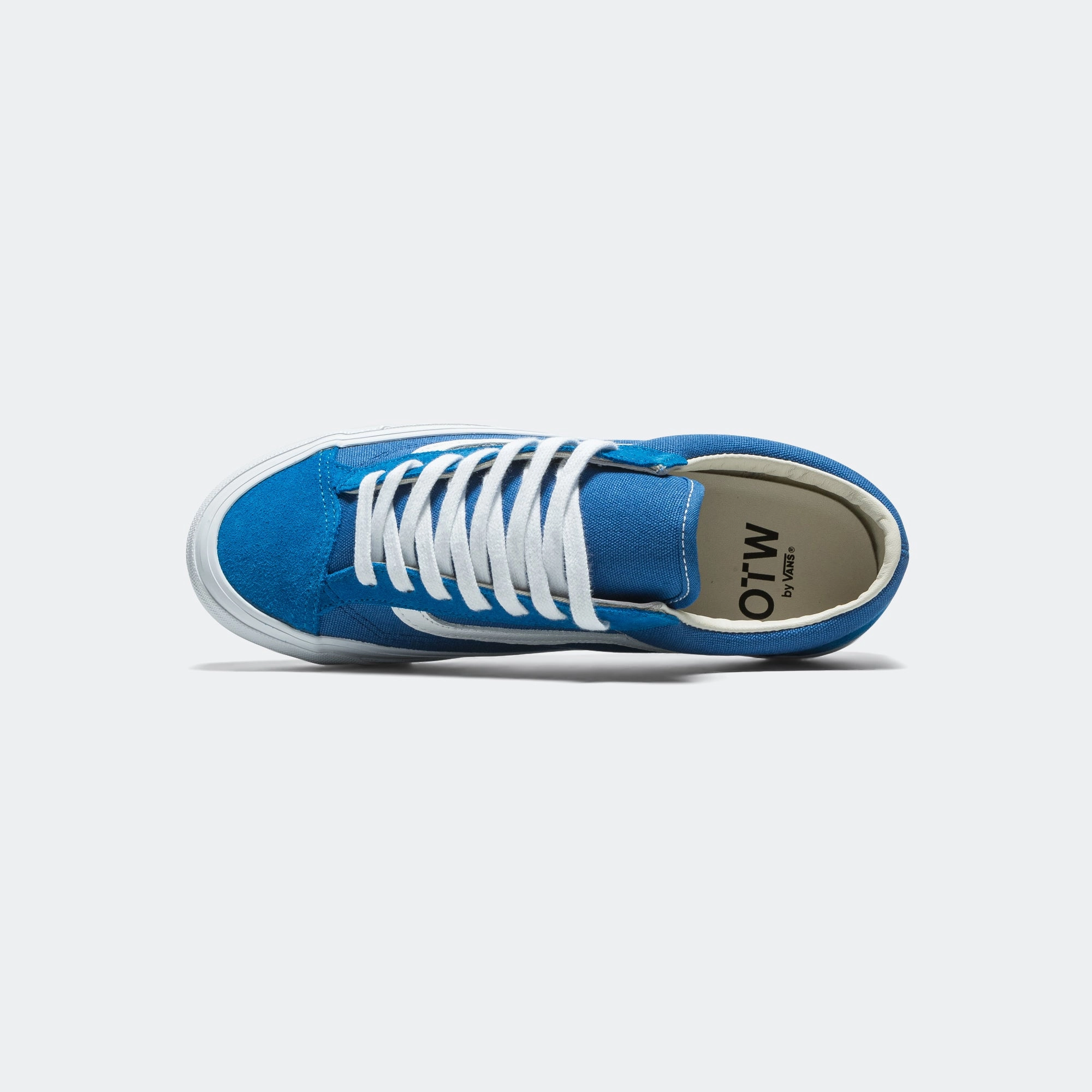 White Suede Skate Shoes Old Skool Reissue 36 - Blue/White