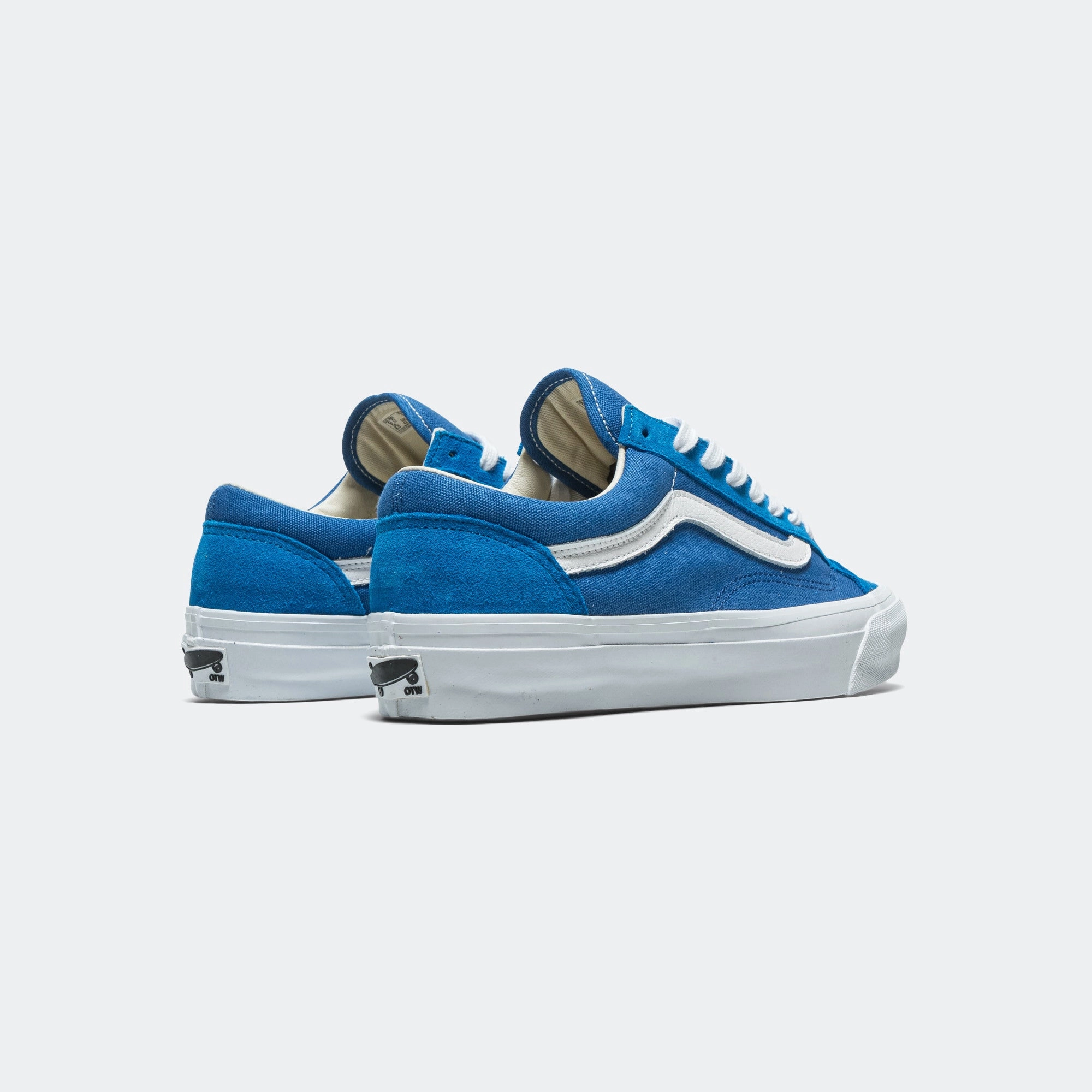 Old Skool Reissue 36 - Blue/White Skate Shoes With Impact Support