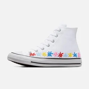 0 Drop Training Shoes Older Kid's Converse Chuck Taylor Hi White Floral