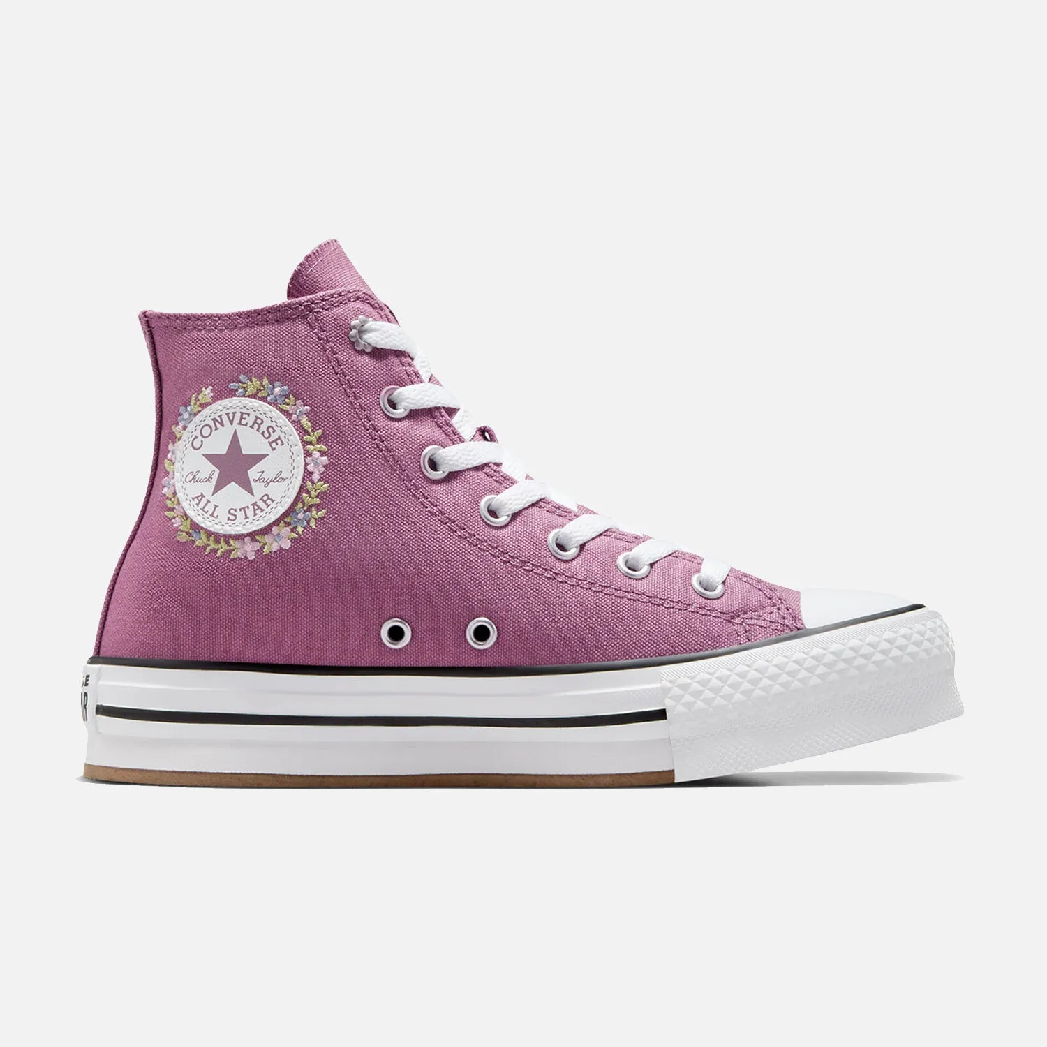 Barefoot Training Shoe Older Kid's Converse Chuck Taylor Lift Hi Purple