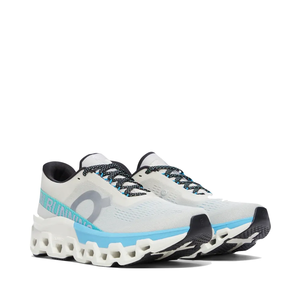 Best Wide Toe Training Shoes On Women's Cloudmonster 2 Sneaker in Cream/Horizon Blue