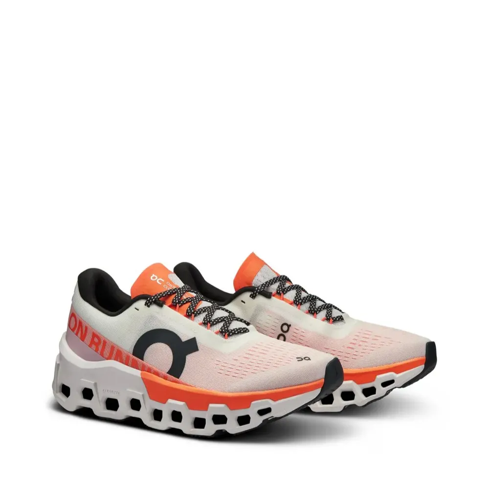 Asics Sprint Training Shoes On Women's Cloudmonster 2 Sneaker in Undyed/Flame