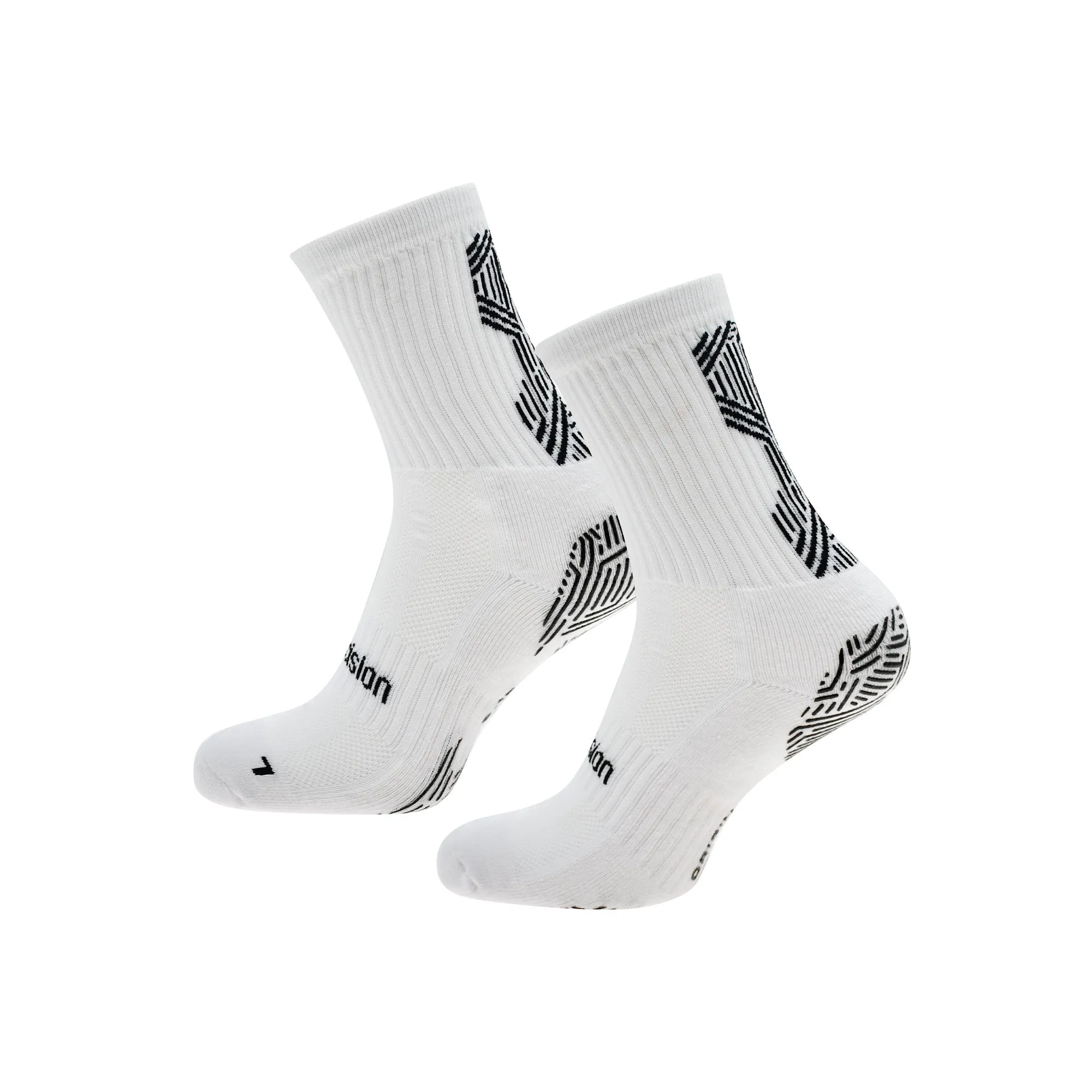 Vizari Soccer Cleats Origin.0 Grip Socks (White)